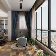 阳台瓷砖这样贴小空间也要大品质